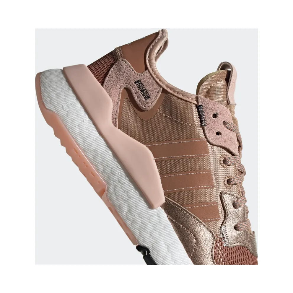 adidas Nite Jogger Rose Gold Metallic (W) Rose Gold Metallic/Vapour Pink/Core Black (EE5908)