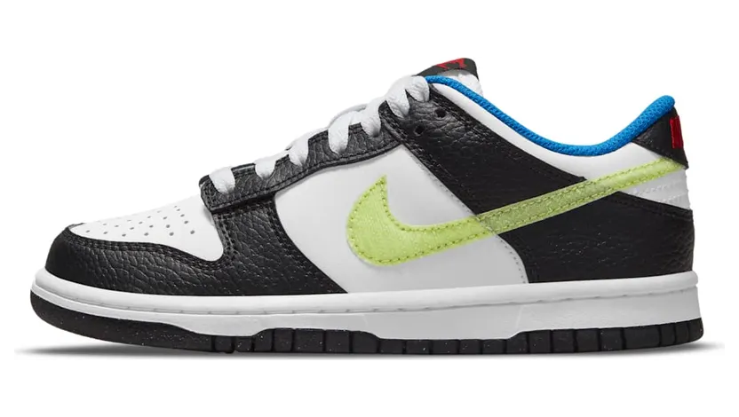 Nike Dunk Low Signal Blue Lemon Twist (GS) (DQ0977-100)