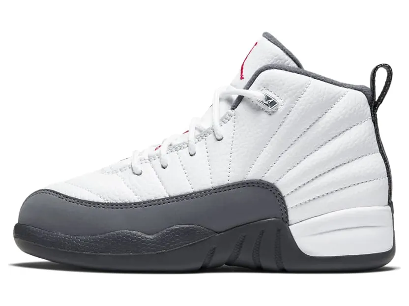 Jordan 12 Retro White Dark Grey (PS)