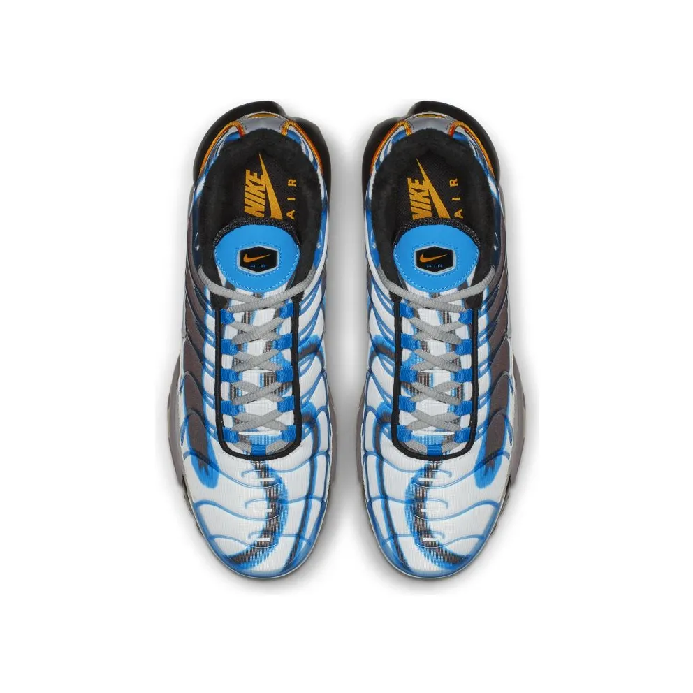 Nike Air Max Plus Deluxe Photo Blue/Wolf Grey-Orange Peel-Black-White-Metallic Silver (815994-400)
