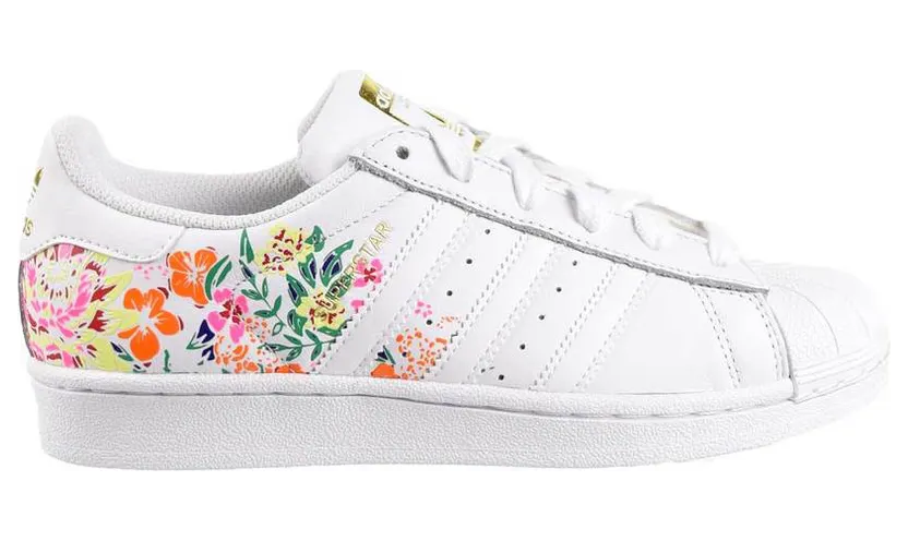 adidas Superstar Floral Gold Metallic (W) (DB3495)