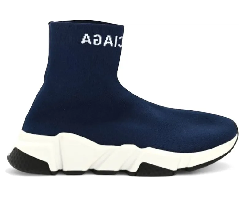 Balenciaga Speed Trainer Navy Blue (549823 W1P20 4282)