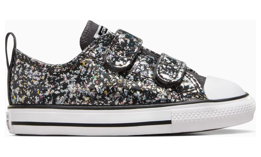 Converse Chuck Taylor All Star Glitter Easy-On Dark Matter/White/Black (A09274C)