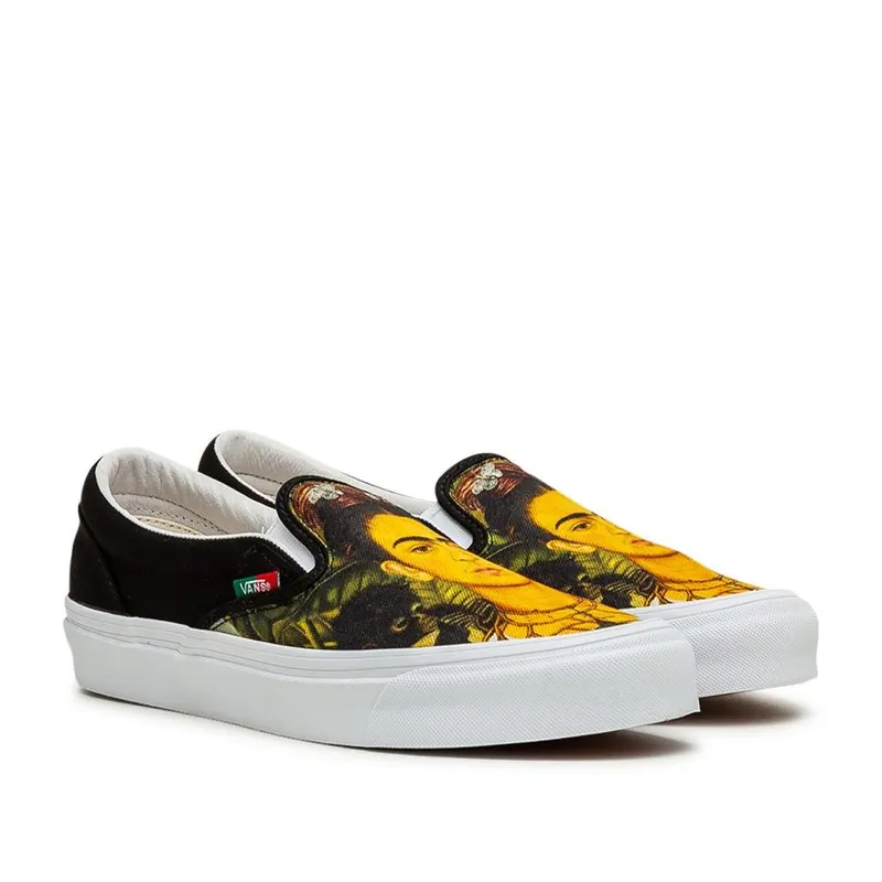 Vans Slip-On Frida Kahlo Self-Portrait/Thorn Necklace (VN0A3AV7TSK1)