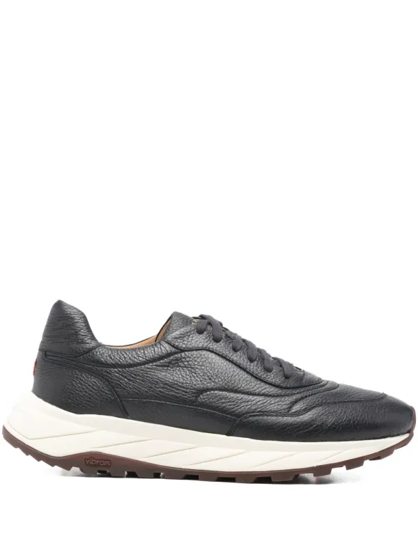 Henderson Baracco Sneakers with textuur – Blue (SHARKC)