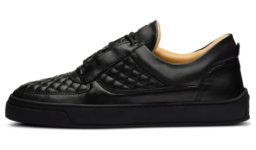 Leandro Lopes Faisca met gewatteerd patroon “Black” (LL039P02)