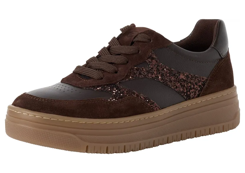 Tamaris sneaker Chocoladebruin / Donkerbruin (1-23717-45-303)