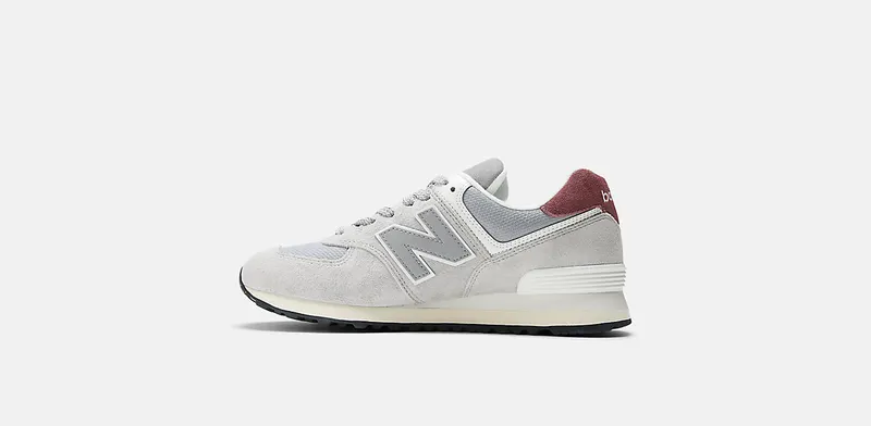 New Balance 574 Cordura Grey Brick Red (U574KBR)