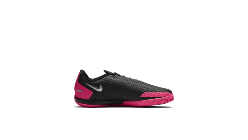 Nike Phantom GT Academy IC Black Pink Blast (Kids) Black/Pink Blast-Metallic Silver (CK8480-006)
