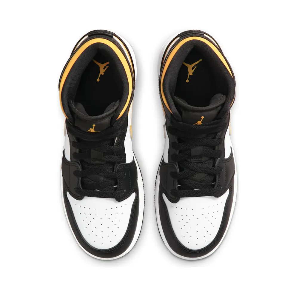 Air Jordan 1 Mid GS “Pollen / Black / White” (554725-177)