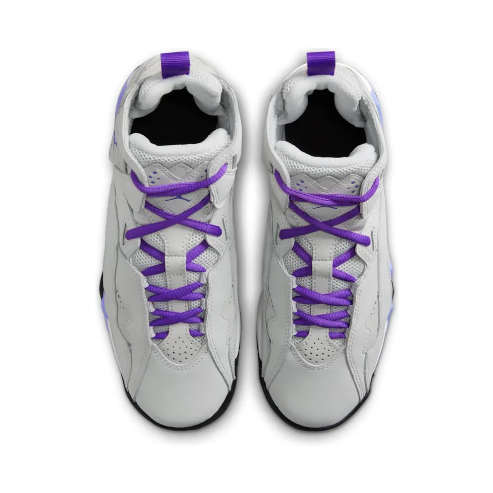Jordan True Flight Light Base Grey White Black Purple Venom (343795-052)