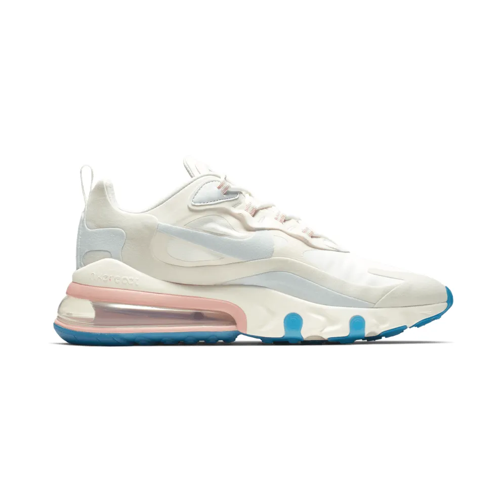 Nike Air Max 270 React American Modern Summit White Summit White/Summit White-Bleached Coral-Desert Sand-White (AO4971-100)