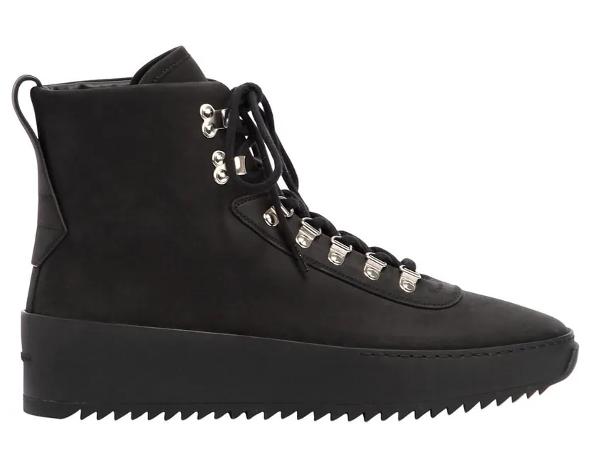 Fear Of God Hiking Sneaker Black Nubuck