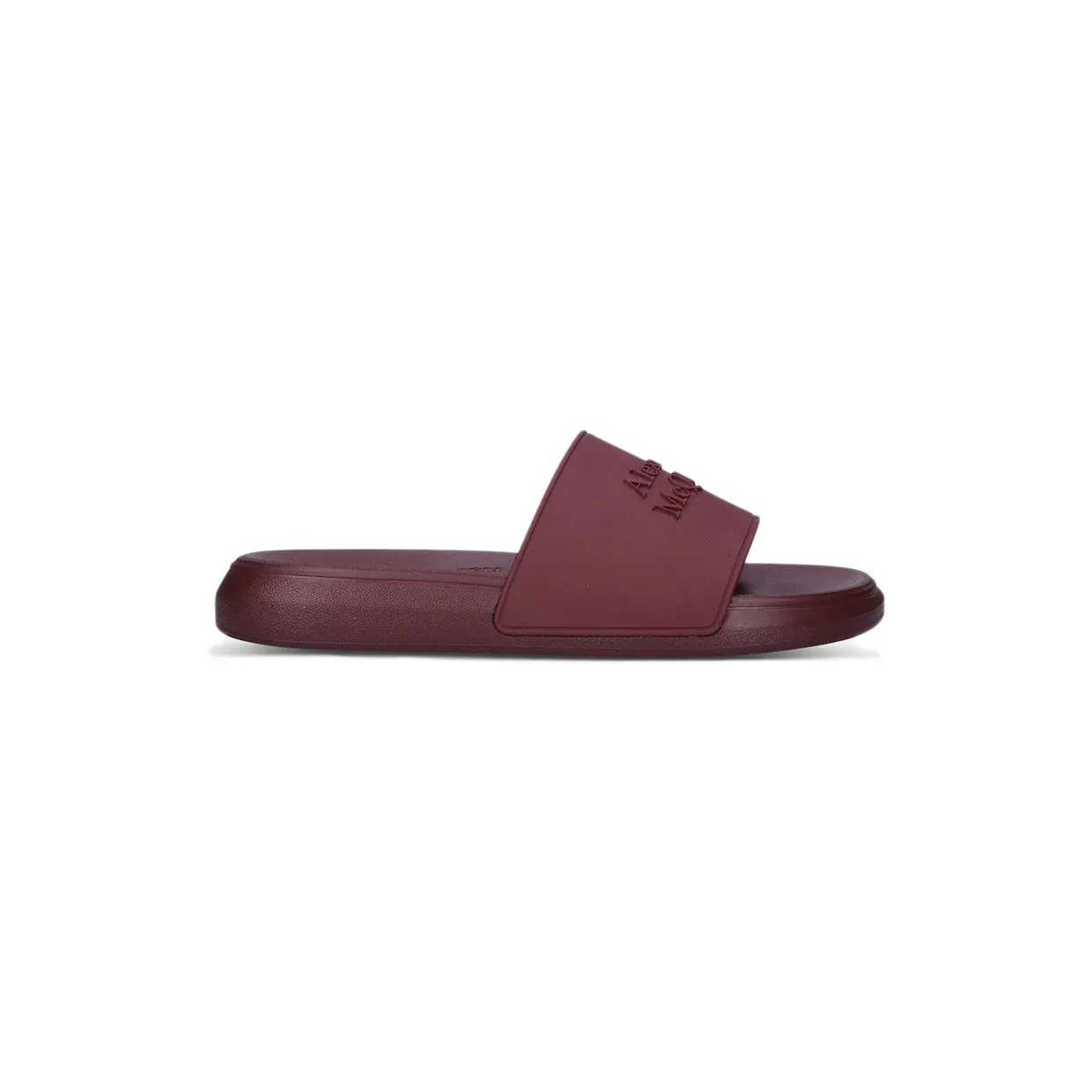 Alexander McQueen Pool Slides Burgundy (663564W4QS06117)