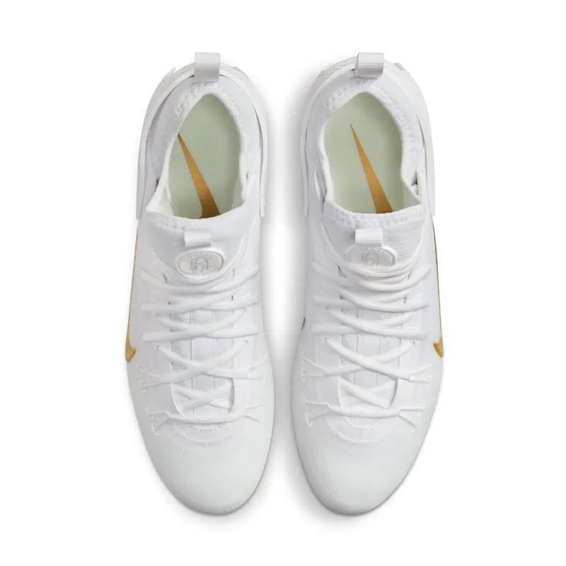 Nike Huarache 9 Elite Low LAX White Metallic Vivid Gold (FD0089-100)