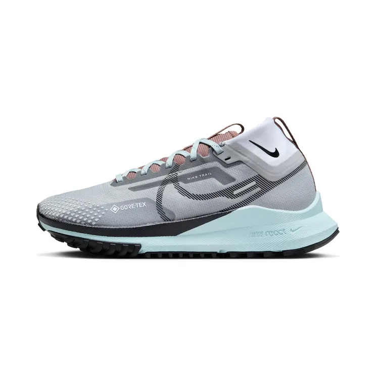 Nike React Pegasus Trail 4 Gore-Tex “Light Smoke Grey / Glacier Blue / Football Grey / Black” (DJ7929-005)