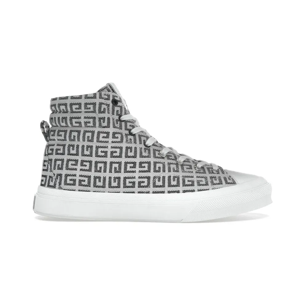 Givenchy City High-Top In 4G Black White (BH005LH0VC-004)