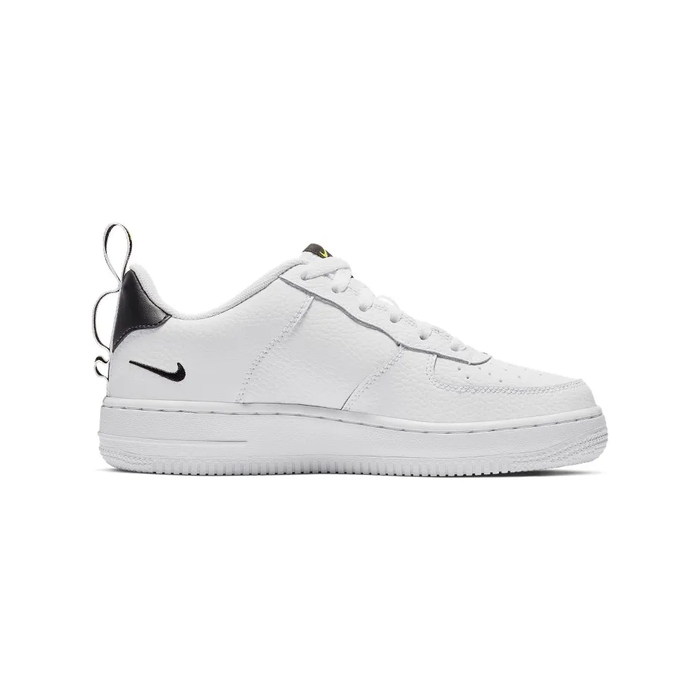 Nike Air Force 1 Low Utility White Black (GS) White/White-Black-Tour Yellow (AR1708-100)
