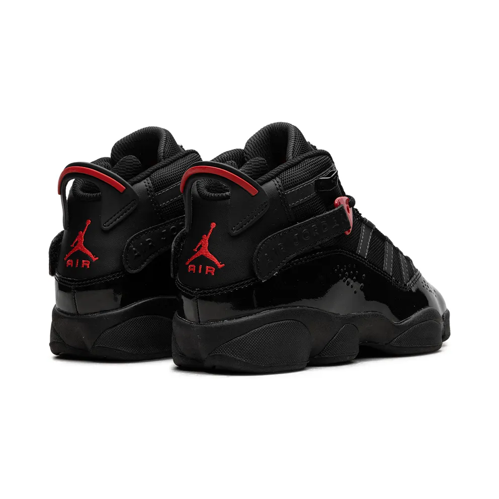 Jordan 6 Rings GS “Black Varsity Red” (323419-026)