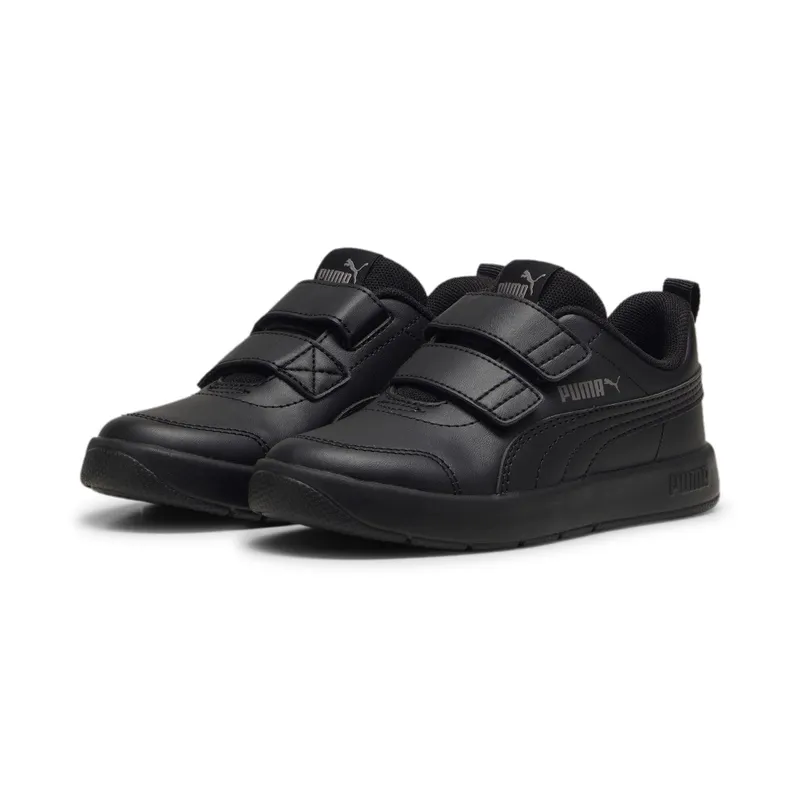 Puma Courtflex V3 “Puma Black / Puma Black / Cast Iron” (397642_01)