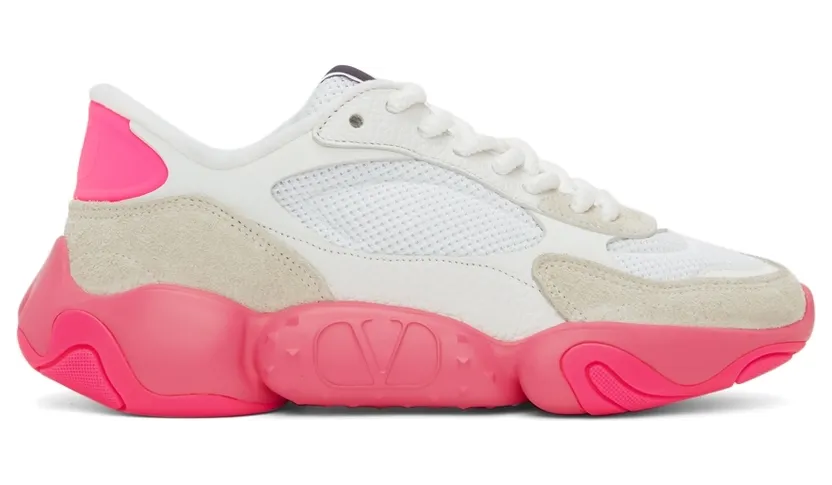 Valentino Garavani Beige Bubbleback Sneakers (XY2S0F08KNZ)