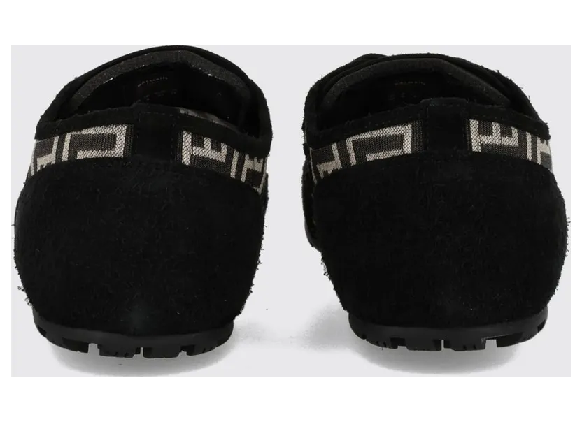 Balmain PB Monogram Leather and Suede Low-Top Sneakers Black (GM1VI408THCJGFE) (2)