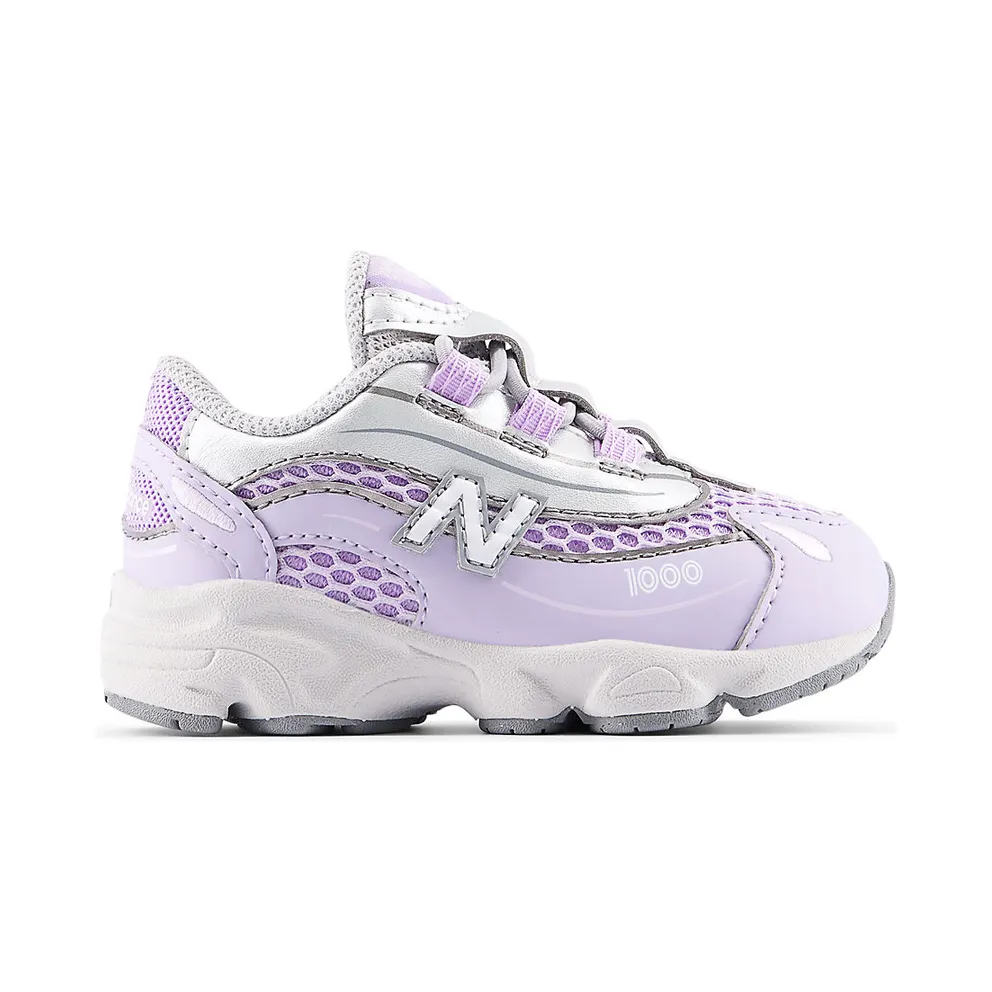 New Balance 1000 Bungee Lace Bright Lavender Light Silver Metallic (IV1000RK)