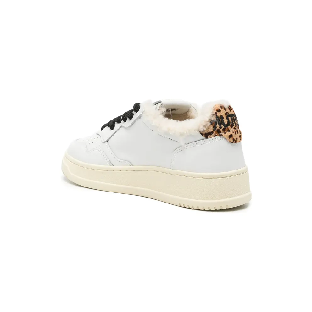 Autry Medalist Leopard-print “White” (AUXW OC02)