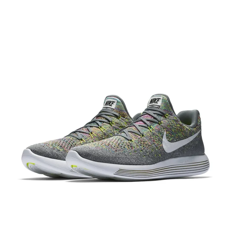 Nike  Lunarepic Low Flyknit 2 Cool Grey/White-Volt-Blue Glow Cool Grey/White-Volt-Blue Glow (863779-003)