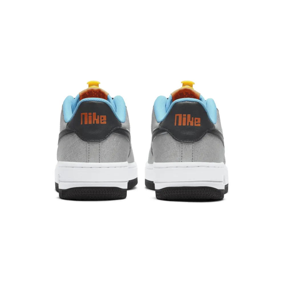 Nike Air Force 1 Low Sky Pack (GS) Metallic Silver/Hyper Crimson-Speed Yellow-Black (CW6011-001)