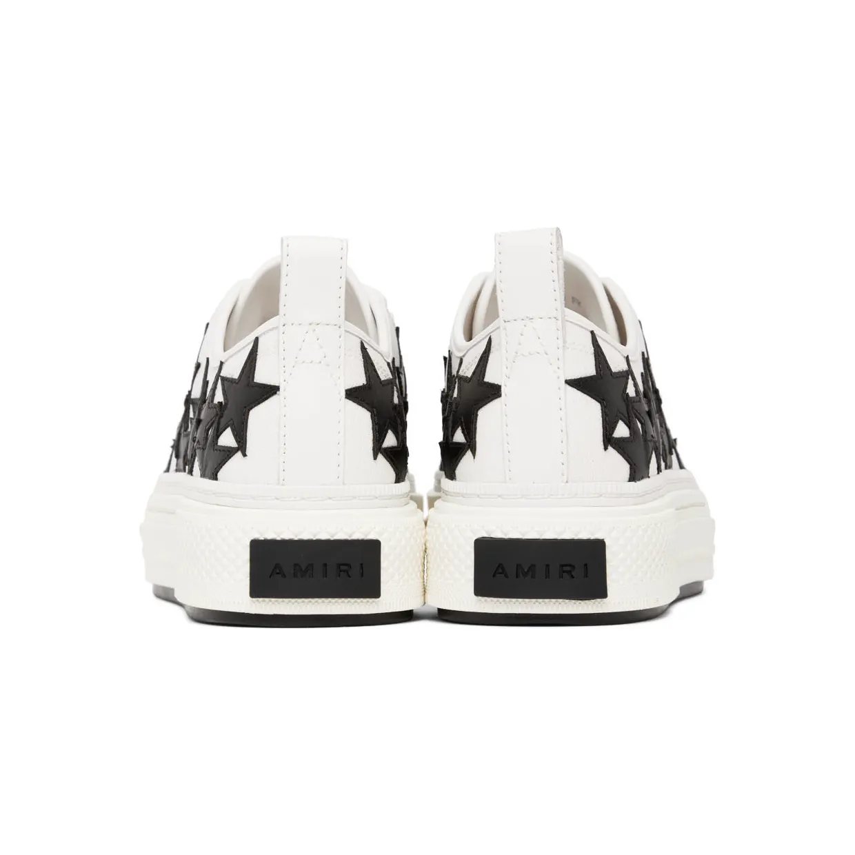 AMIRI White & Black Stars Court Low-Top Sneakers (PF22MFS014-111) (2)