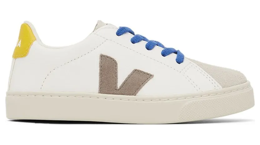 VEJA Kids White Esplar Sneakers (RS0502855C)