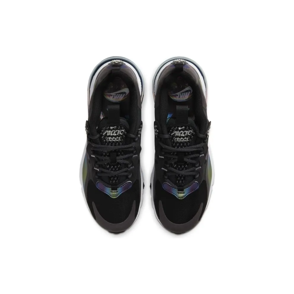 Nike Air Max 270 React GS Dark Smoke Grey Iridescent (CT9633-001)