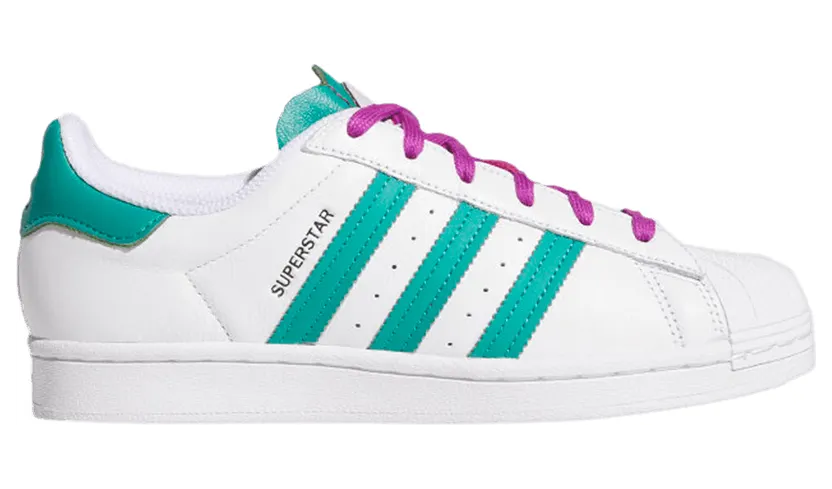 adidas Superstar White Glory Green (W) (H06595)
