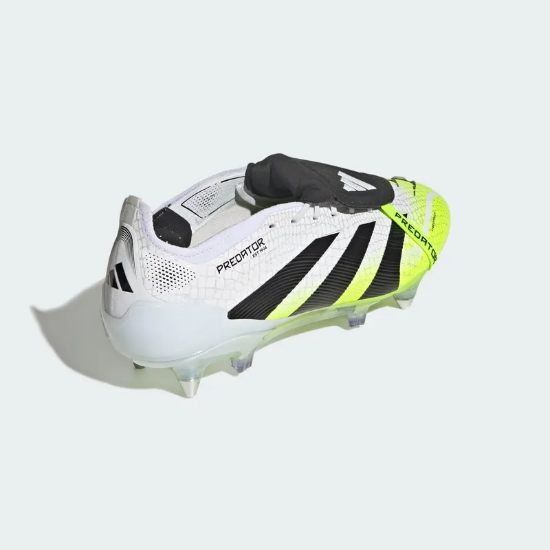 adidas Predator Elite Fold-Over Tongue SG Cloud White Core Black Lucid Lemon (JI1087)