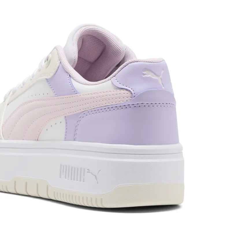 Puma Rebound Femme Low “Warm White / Powder Pink / Light Lavender” (402592_23)