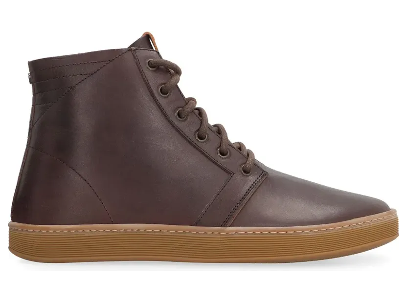 Volta High-Top-Sneakers aus Leder “Brown” (VSFW16FO04781299)