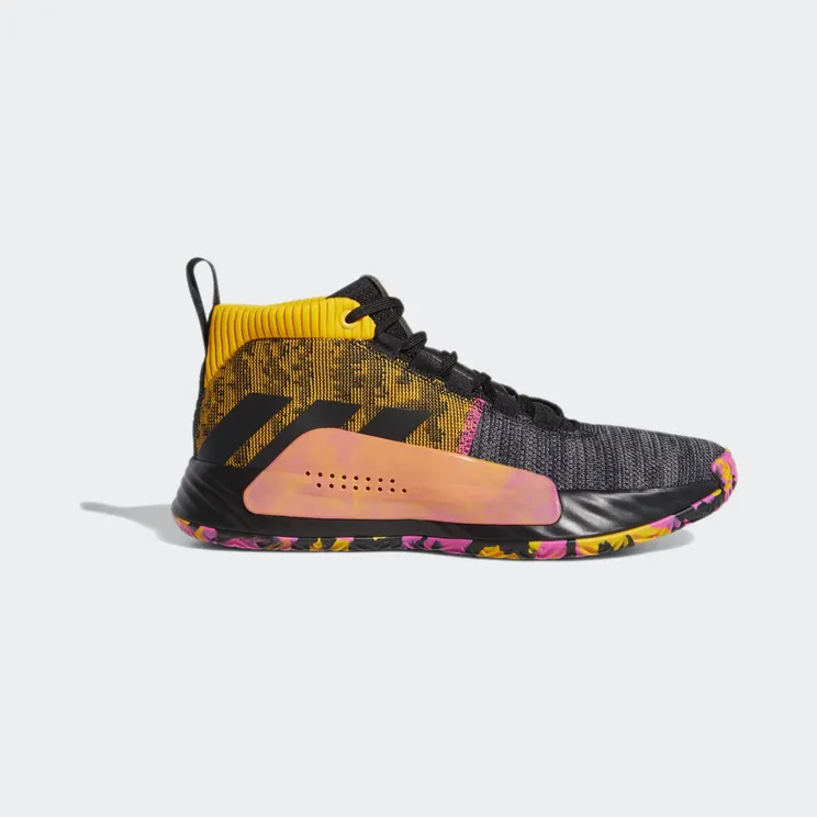 Adidas Dame 5 ‘Core Black Shock Pink’ Core Black/Active Gold/Shock Pink (EF9367)