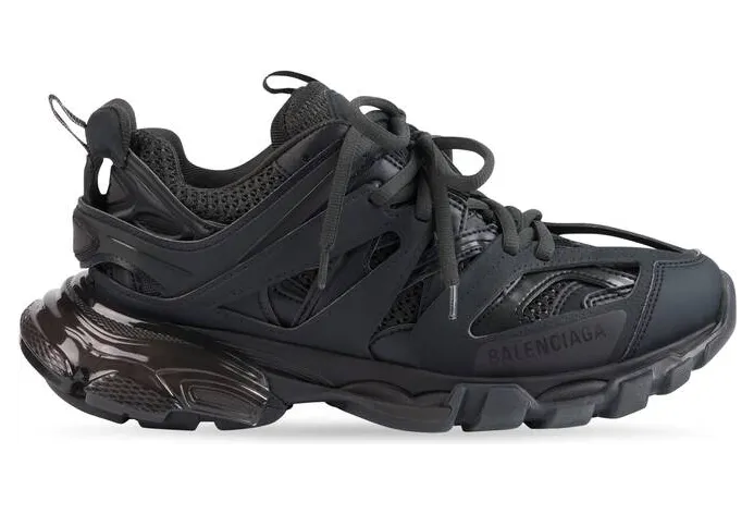 Balenciaga Track Clear Sole Black (W) (647741W3BM11000) (2)
