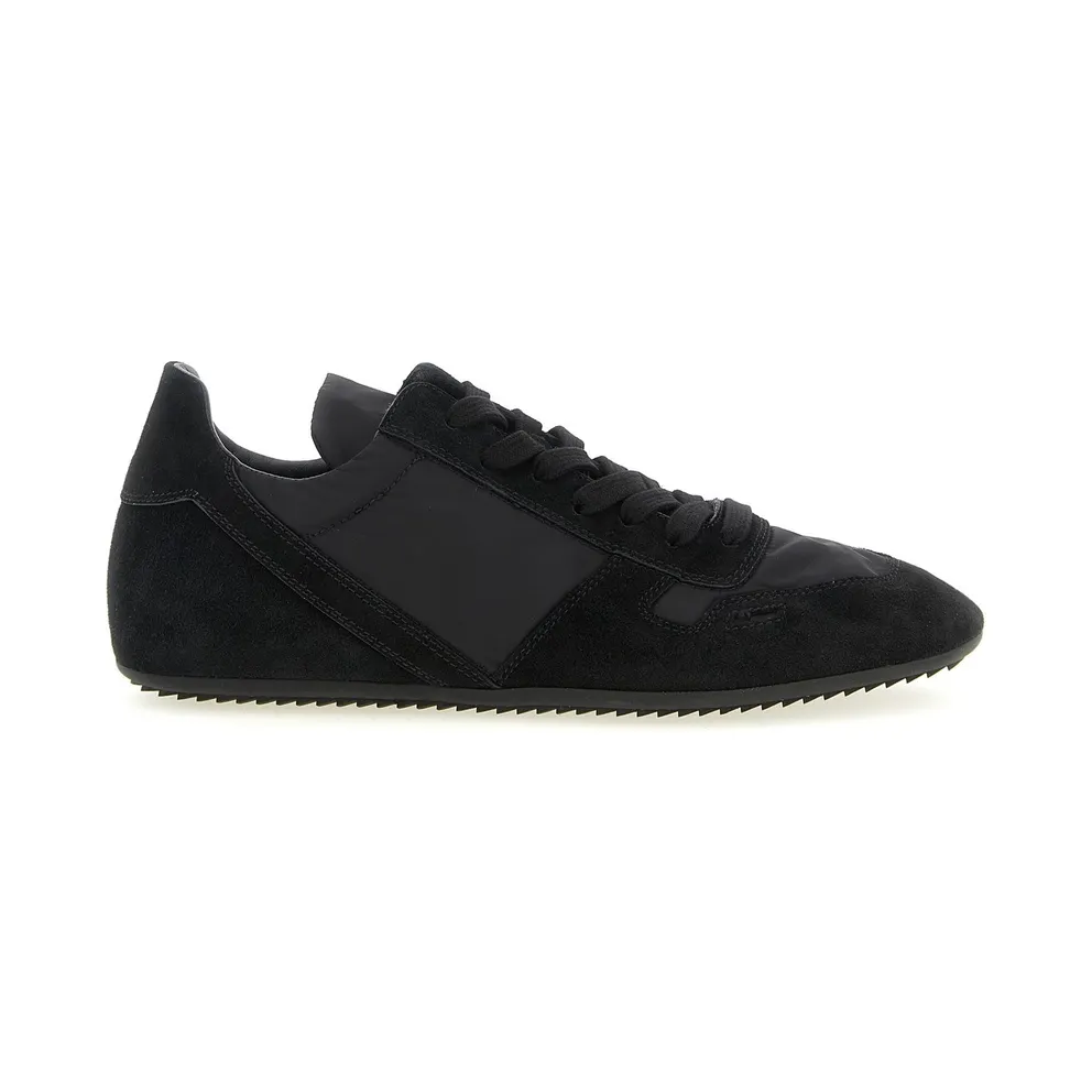Rick Owens Minimal Sneaks “Black” (RU01F2889NDOLVX999)