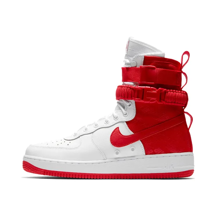 Nike SF Air Force 1 High White University Red