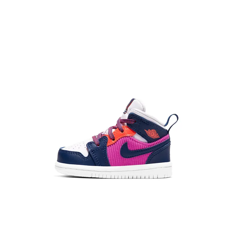 Jordan 1 Mid Fire Pink Barely Grape (644507-602)