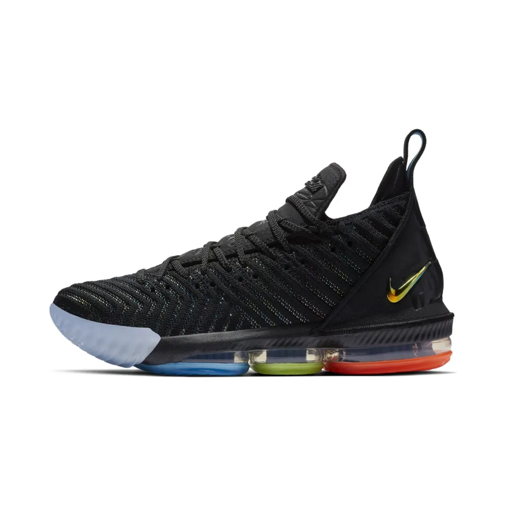 Nike LeBron 16 I Promise Black/Metallic Silver-Hyper Crimson-Photo Blue (AO2588-004)