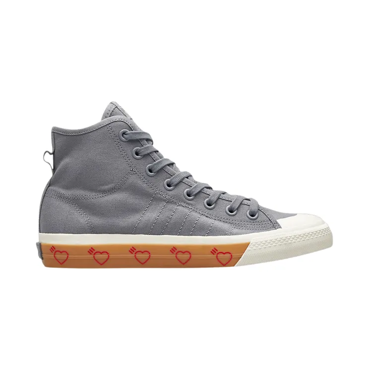 Adidas Human Made x Nizza High ‘Grey’ Grey Five/Grey Five/Grey Five (FY5187)