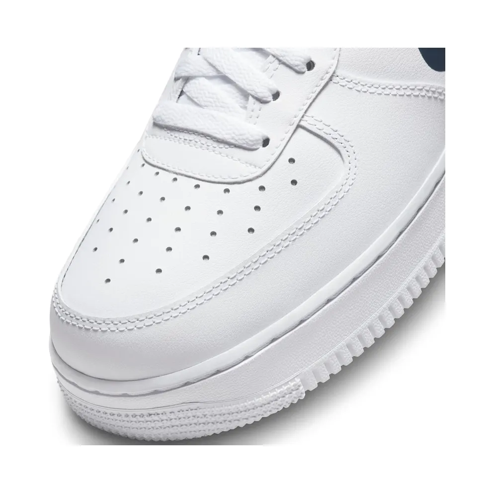 Nike Air Force 1 Low ’07 Quadruple Swoosh White Navy Crimson (FJ4226-100)