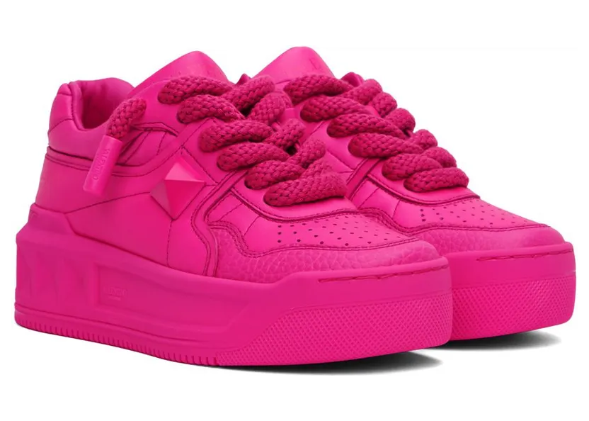 Valentino Garavani Pink One Stud Uwt Pink Pp (1W0S0FQ4XTM) (4)
