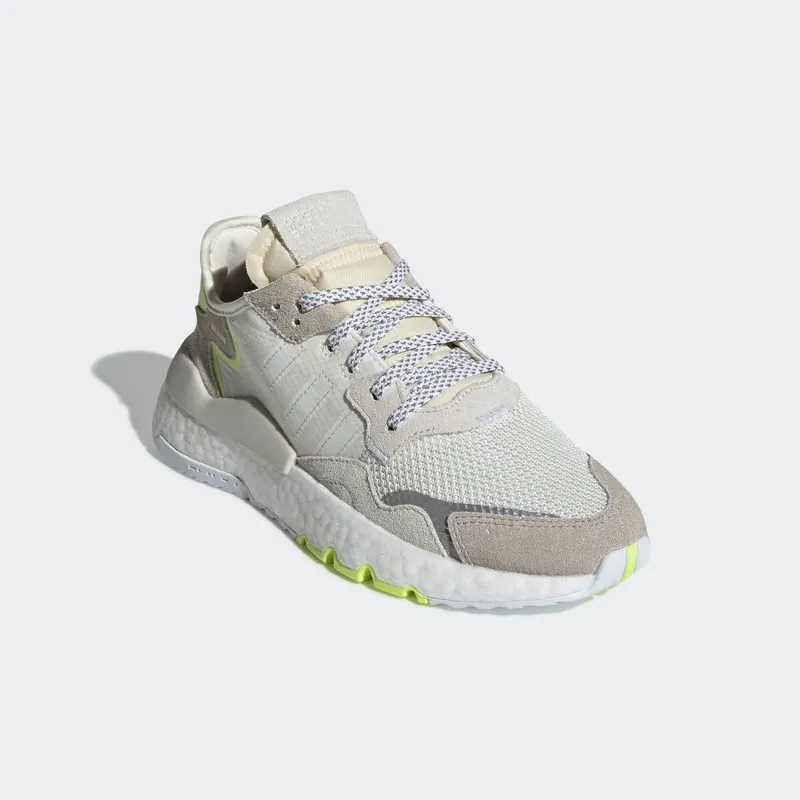 adidas Nite Jogger Off White Hi Res Yellow (W) Off White/Cloud White/Hi-Res Yellow (CG6098)