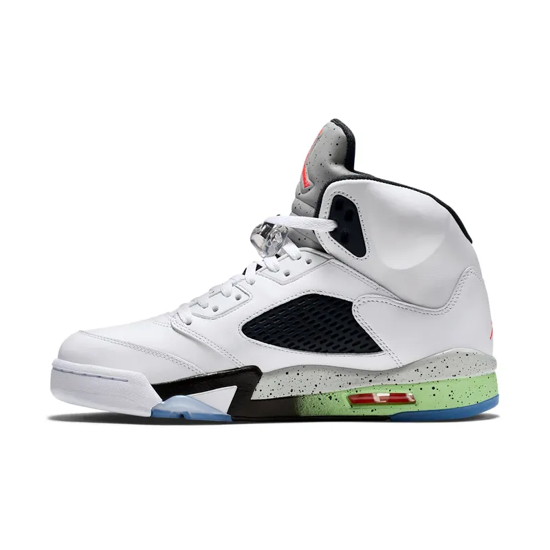 Air Jordan Nike AJ 5 V Retro Poison Green (Pro Stars) (136027-115)