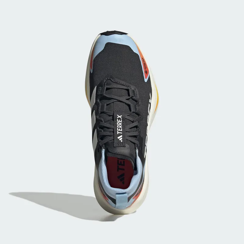 Adidas Terrex Agravic GTX Trail Running Core Black / Cloud White / Glow Blue (JQ9158)