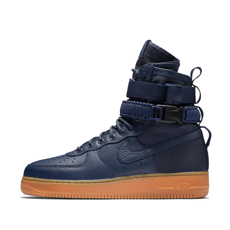 Nike SF Air Force 1 High Navy Gum Midnight Navy/Midnight Navy-Black (864024-400)
